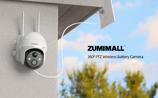 GX2K 2K 36° PTZ Solar-Powered Wireless Security Camera - Intelligent Guardian for Your Home