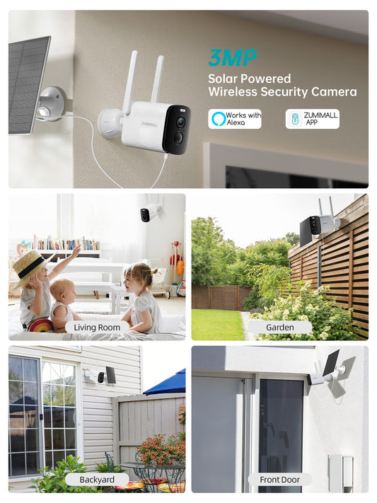 💖【Valentine's Sale】Solar & Battery WIFI Camera -DG4K