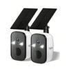 Tiejus 2K Wireless Outdoor Solar Panel Security Camera-MW3K 【Worldwide sale】