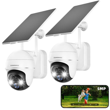 ⚡5MP Solar Security Camera-GX2K(2 CAM)