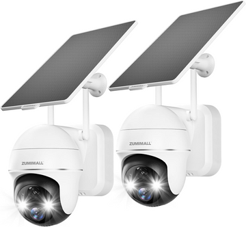 【Worldwide sales】360° PTZ solar Battery  WIFI Security Camera -GX2K(2 CAM)