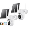 🔥New Arrival 360°PTZ 5MP Solar Security wireless wifi Cameras-A50K