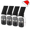 🎄【Christmas Sale】 Solar battery Camera-MW3（4 CAM）