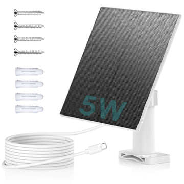 💥5W 360° Adjustable Solar Panel with Type C Port【Worldwide sales】