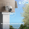 2K ZUMIMALL 360° PTZ Outdoor Camera Wireless, Solar Security Cameras for Home,Security Cameras Wireless Outdoor (GX2K)