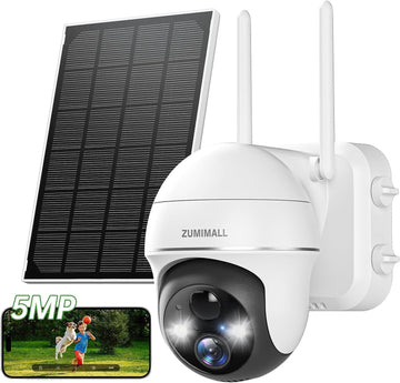 Neue 5MP QHD 360°PTZ Wireless Security Kamera mit Solarpanel-GX2K(5MP) 