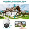 🔥PRIME DAY DEAL-5MP 360°PTZ Solar Panel Security Camera System-GX2K-5MP(3-Cam)