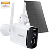 ZUMIMALL APP  3MP Solar & Battery Powered 2.4G WiFi security Camera -DG4K