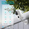 ZUMIMALL APP Outdoor 2.4G WiFi Battery security Camera-F5(Type-C Port)