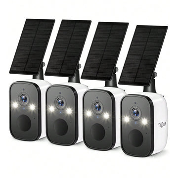 🎆【NEW YEAR Sale】 Solar battery Camera-MW3（4 CAM）