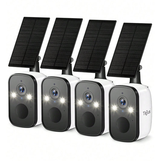 WiFi-Kamera mit Solarbatteriebetrieb der Marke Tiejus – MW3-4PCS (Typ-C-Anschluss)