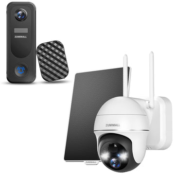 Combo pack🔥Zumimall PTZ Camera(X2K) & Battery Video Doorbell(P8)