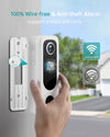 🔥2K Battery Wireless Video Doorbell with Chime-P8W