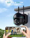 🔥Save 90$  2k Outdoor 360° PTZ Battery Wireless WIFI Security Camera -GX2B(4-Cam)