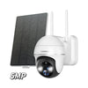 New 5MP QHD 360°PTZ Wireless Security Camera with solar panel-GX2K(5MP)【Worldwide sales】