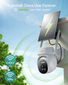 TIEJUS 2.4G WIFI solar  Battery  Camera-PW1