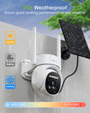 TIEJUS 2.4G WIFI solar  Battery  Camera-PW1