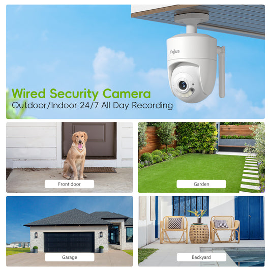 TIEJUS Wired 2.4G WIFI  Camera-MA3