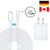 Cable de extensión de alimentación universal ZUMIMALL de 20 pies con adaptador de fuente de alimentación (sin cámara)【DE/CA】 