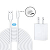 Cable de extensión de alimentación universal ZUMIMALL de 20 pies con adaptador de fuente de alimentación (sin cámara)【DE/CA】 