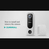 ZUMIAMLL Battery Wireless Video Doorbell camera with Chime-P8【Worldwide sale】